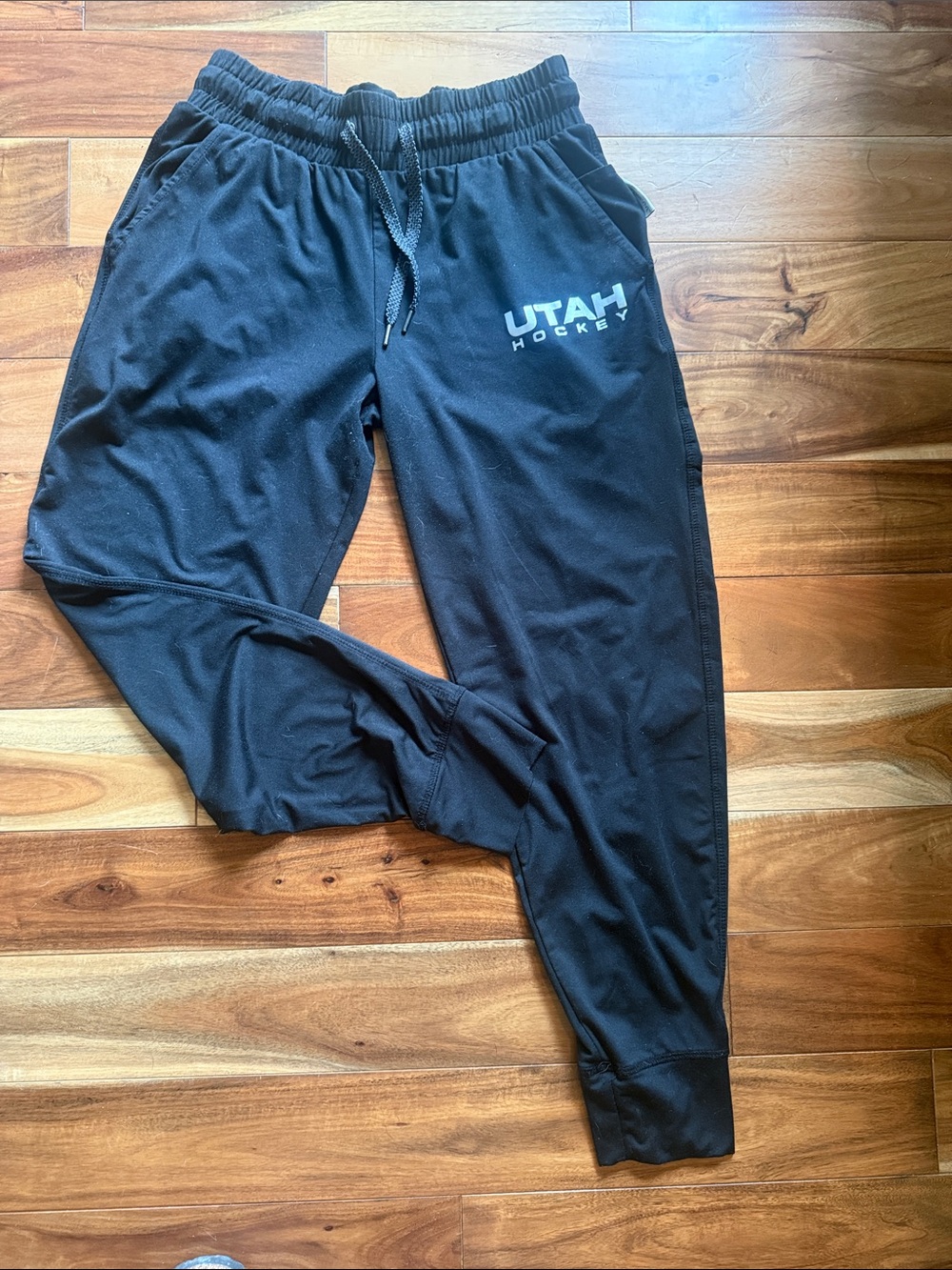 Utah Hockey Black Jogger Sweatpants